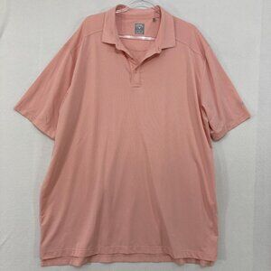 Callaway size XXL Opti-Dri Salmon Pink Short Sleeve Polo Shirt Activewear